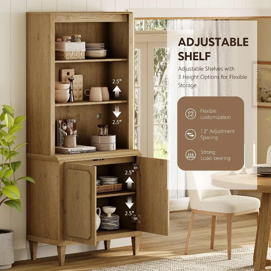 72.8 Tall Bookshelf with Doors - đánh giá và giá Bookshelf