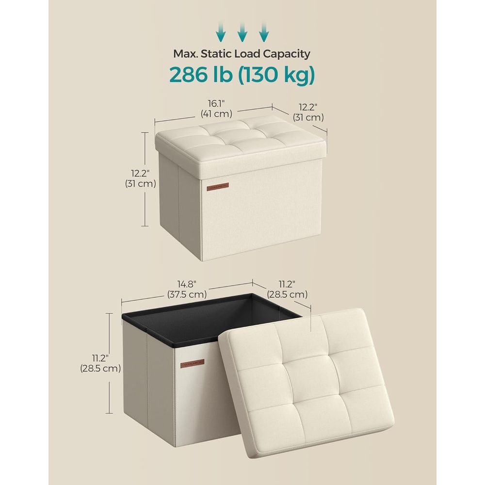 Compact Storage Ottoman, Footr - đánh giá và giá Office Stool