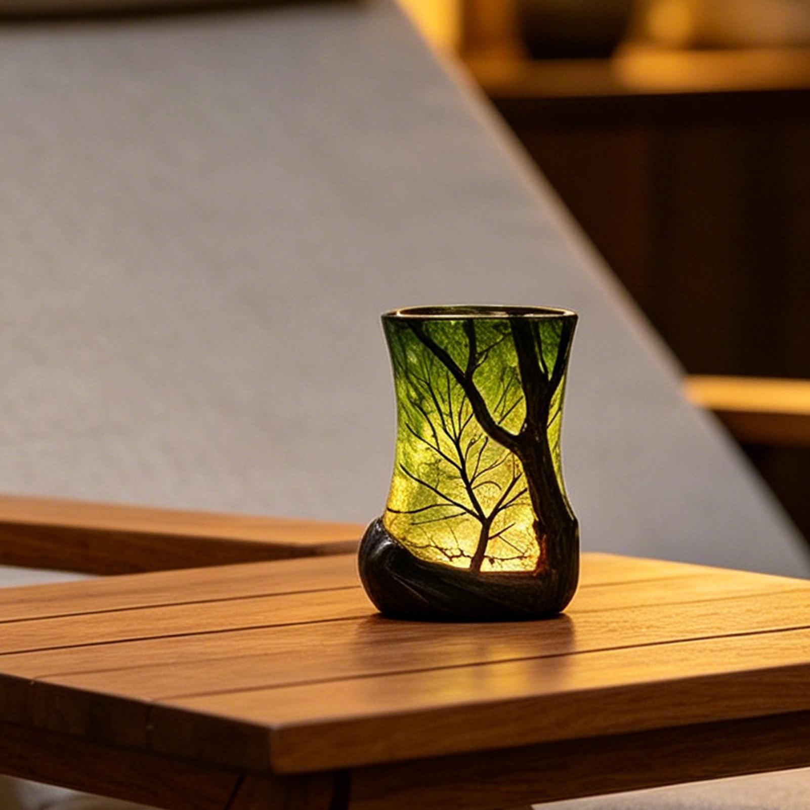 Bedside Table Lamp Forest Nigh - đánh giá và giá Desk Lamp