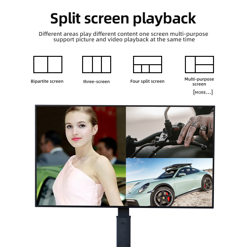55 Inch Portable 4K Animation  - đánh giá và giá Monitor Stand