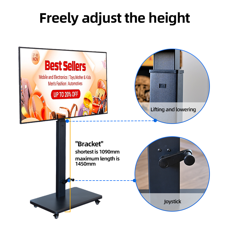 55 Inch Portable 4K Animation  - đánh giá và giá Monitor Stand