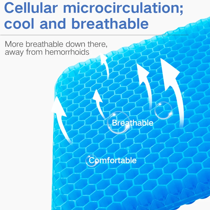 Honeycomb Gel Seat Cushion Coo - đánh giá và giá Office Stool