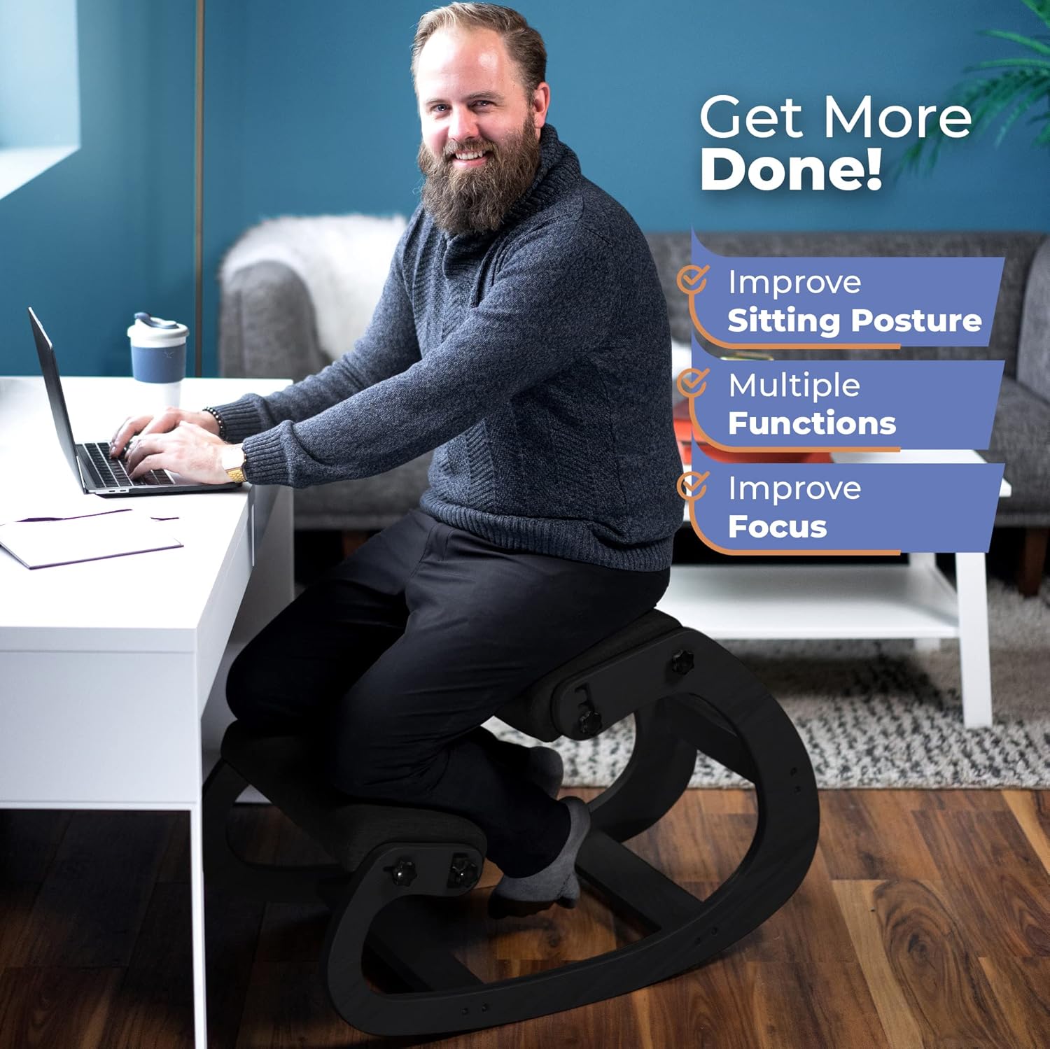 Ergonomic Wooden Kneeling Chai - đánh giá và giá Office Stool