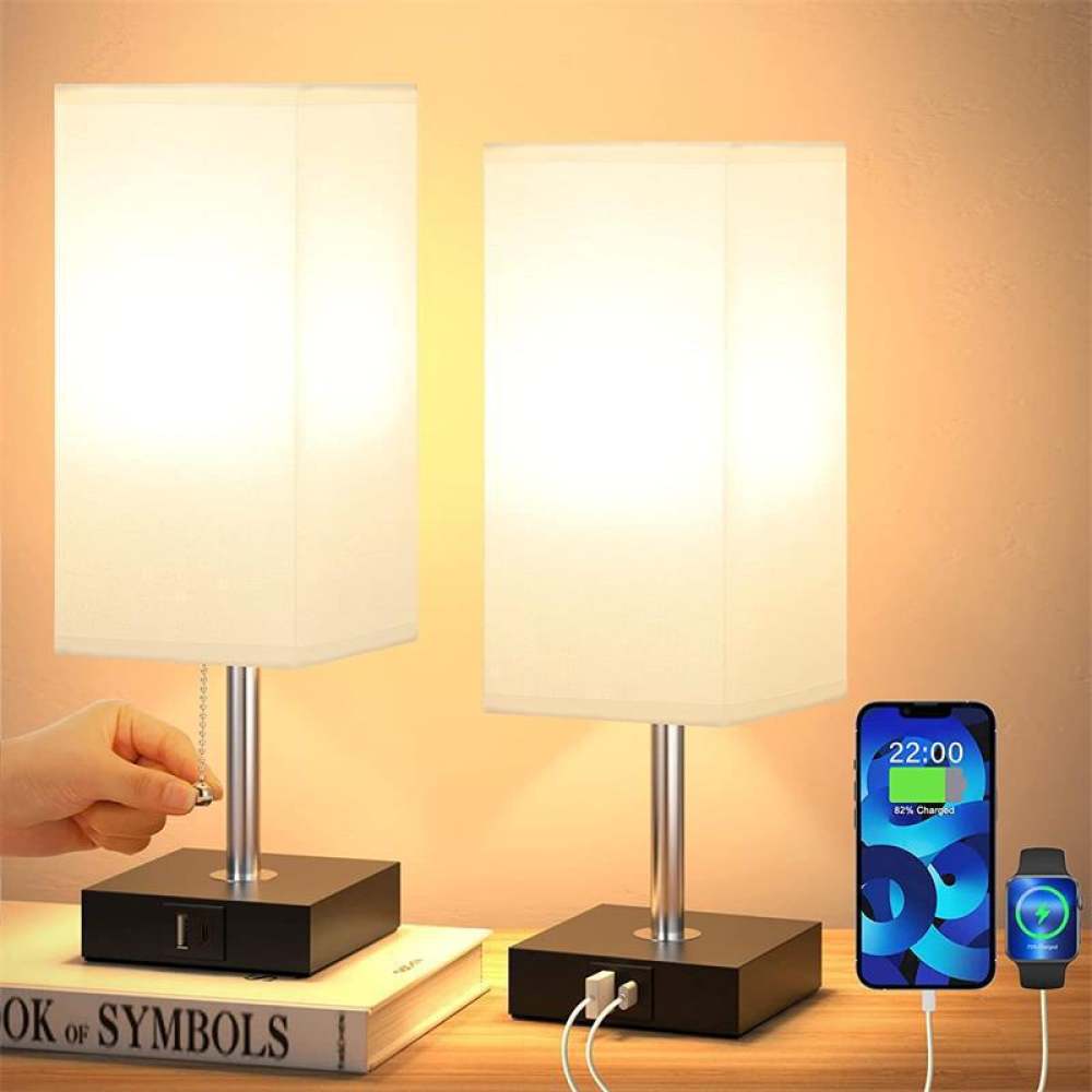 Modern Fabric Shade Desk Lamp  - đánh giá và giá Desk Lamp