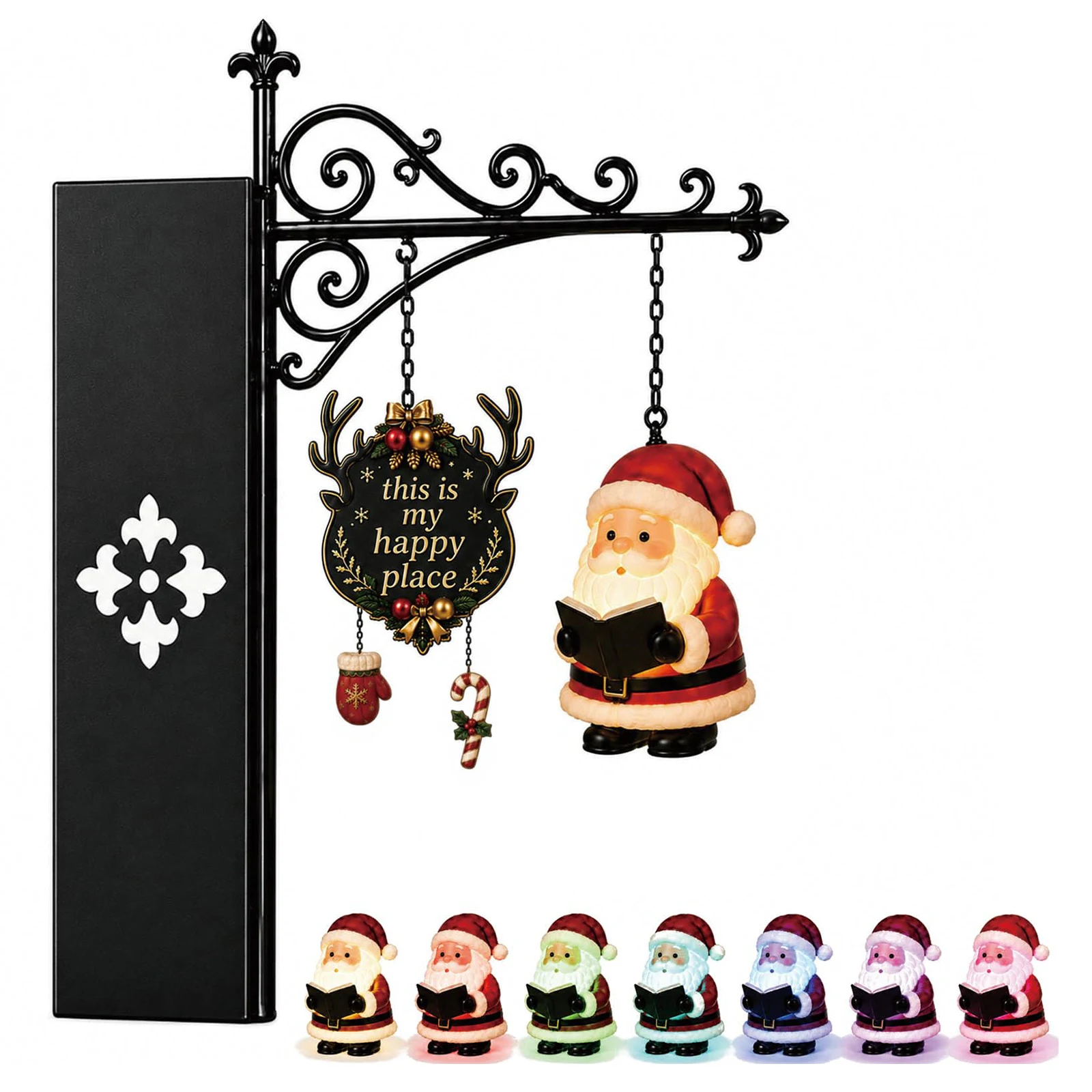 LED Bookshelf Santa Claus Chri - đánh giá và giá Bookshelf