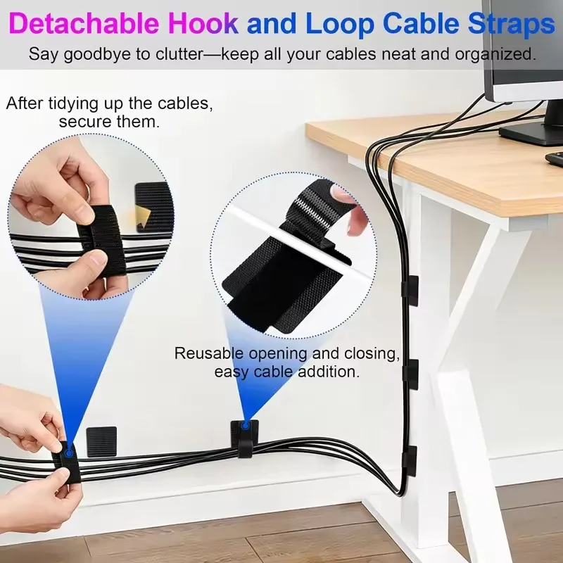 4-40 Sets Cable Management Und - đánh giá và giá Desk Organizer
