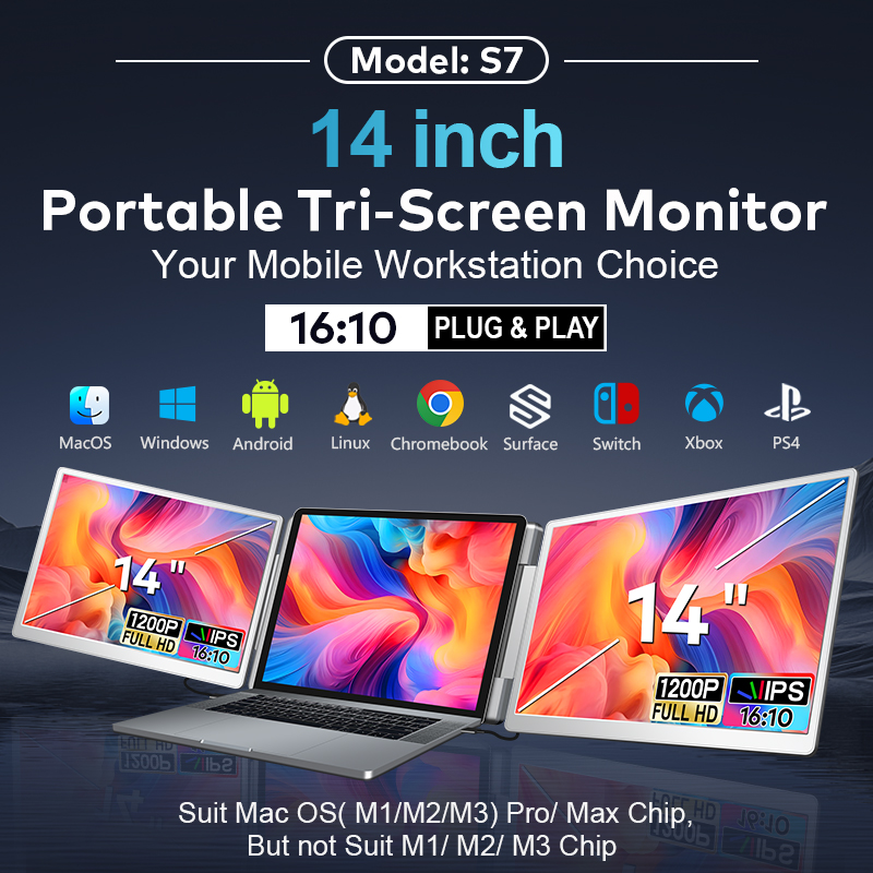 Dual Screen Display Portable L - đánh giá và giá Monitor Stand