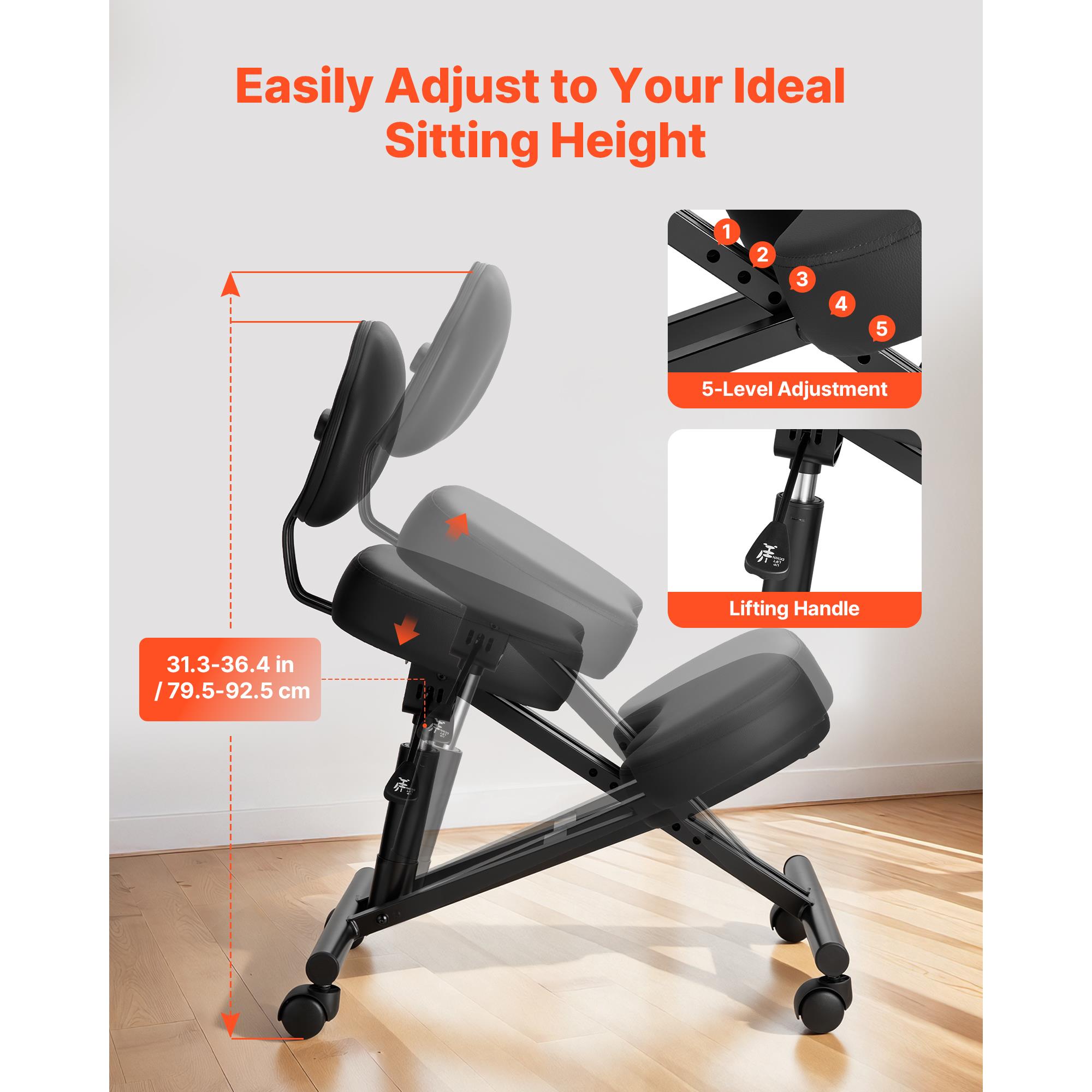 Ergonomic Kneeling Chair with  - đánh giá và giá Office Stool