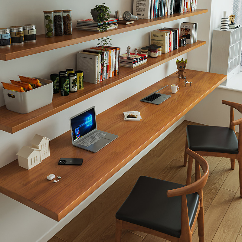 Nordic Solid Wood Desk with Bo - đánh giá và giá Bookshelf