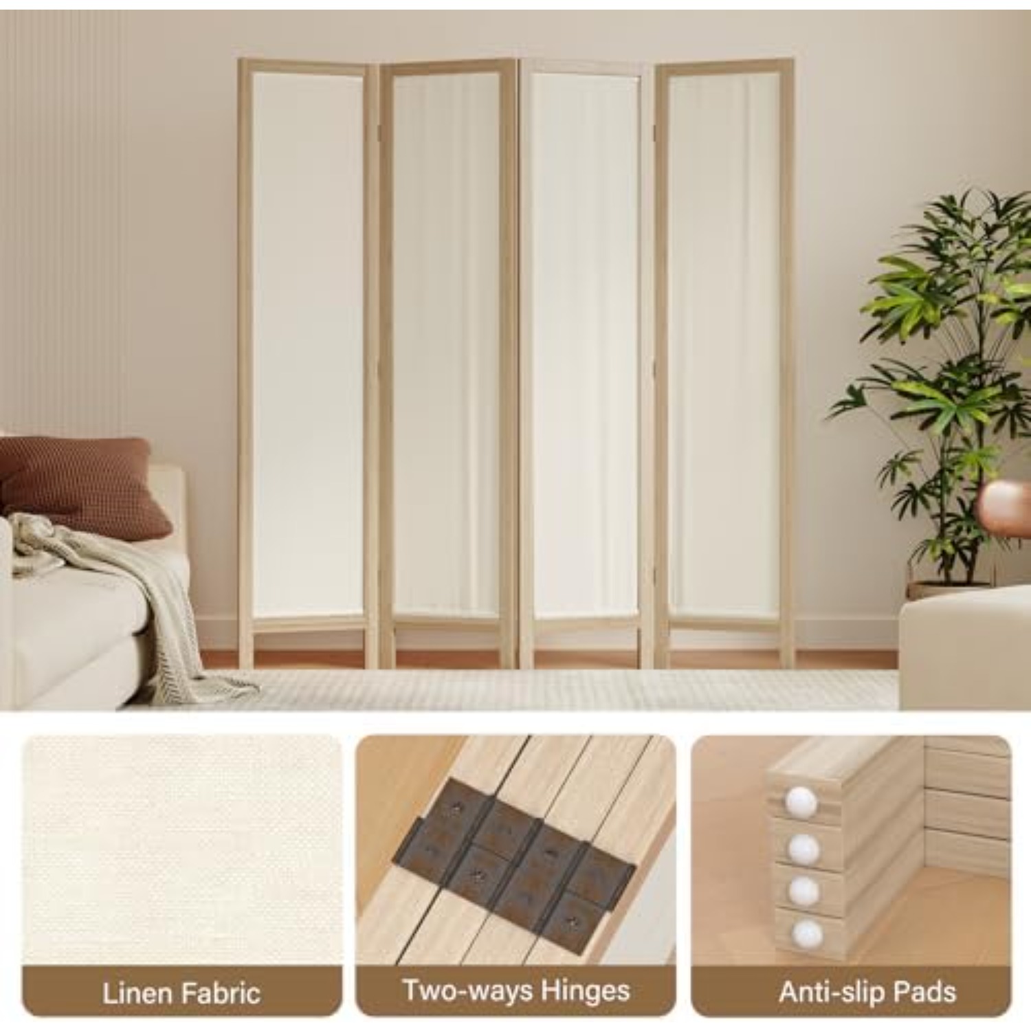 Linen Room Divider Privacy Scr - đánh giá và giá Partition Screen Divider