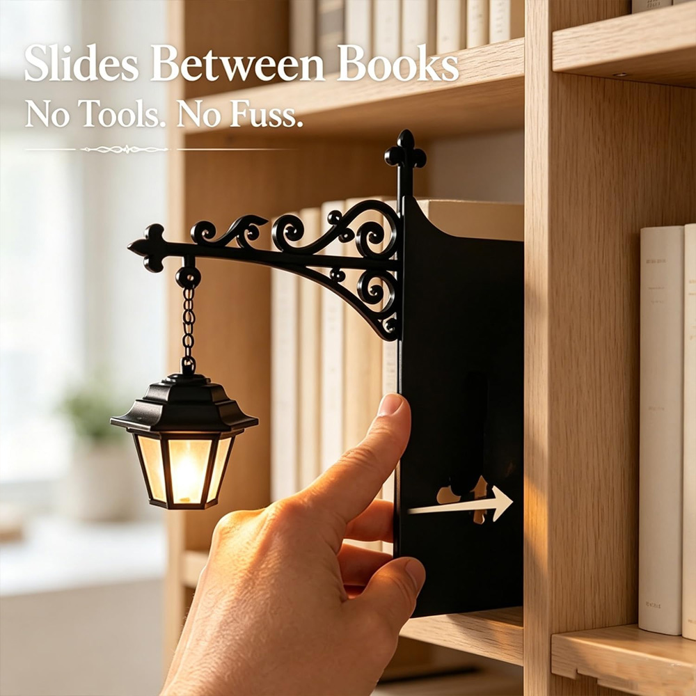 Library Lantern Decorative Boo - đánh giá và giá Bookshelf