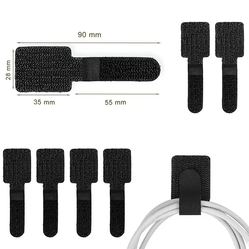 Reusable Cable Ties Fastening  - đánh giá và giá Desk Organizer