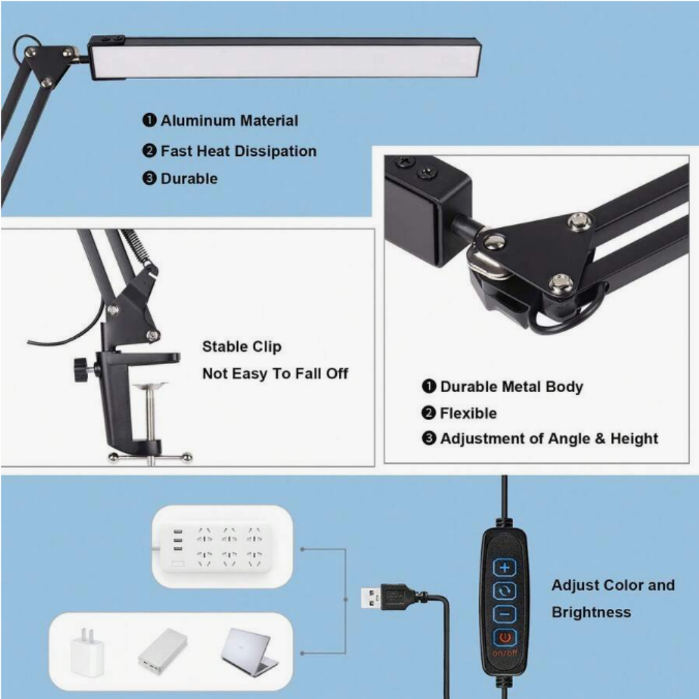 LED Desk Lamp For Home,Reading - đánh giá và giá Desk Lamp