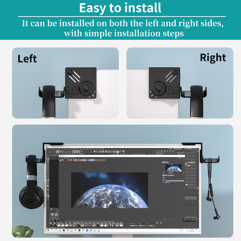 Monitor Headphone Stand Plasti - đánh giá và giá Monitor Stand