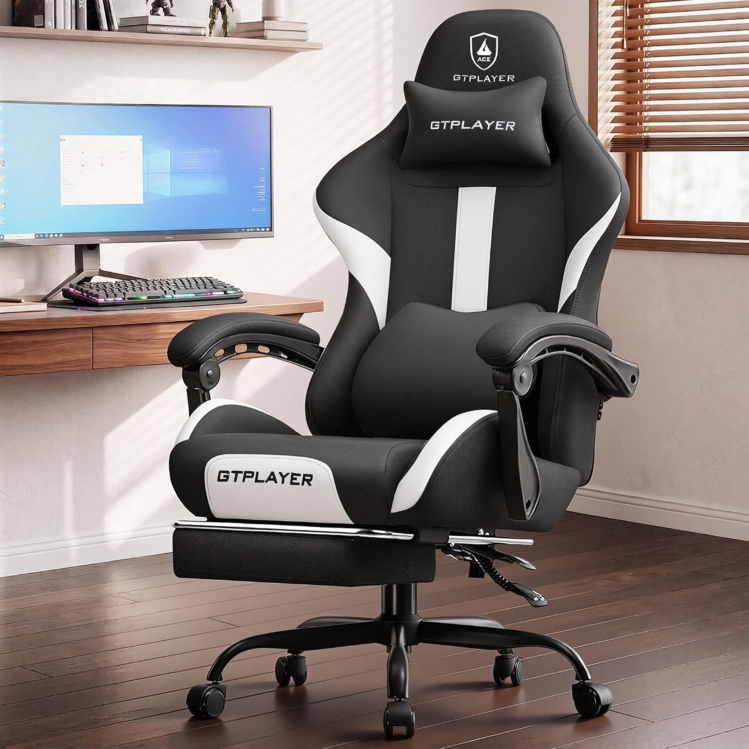 LUCKRACER Big and Tall Gaming  - đánh giá và giá Office Chair Cushion