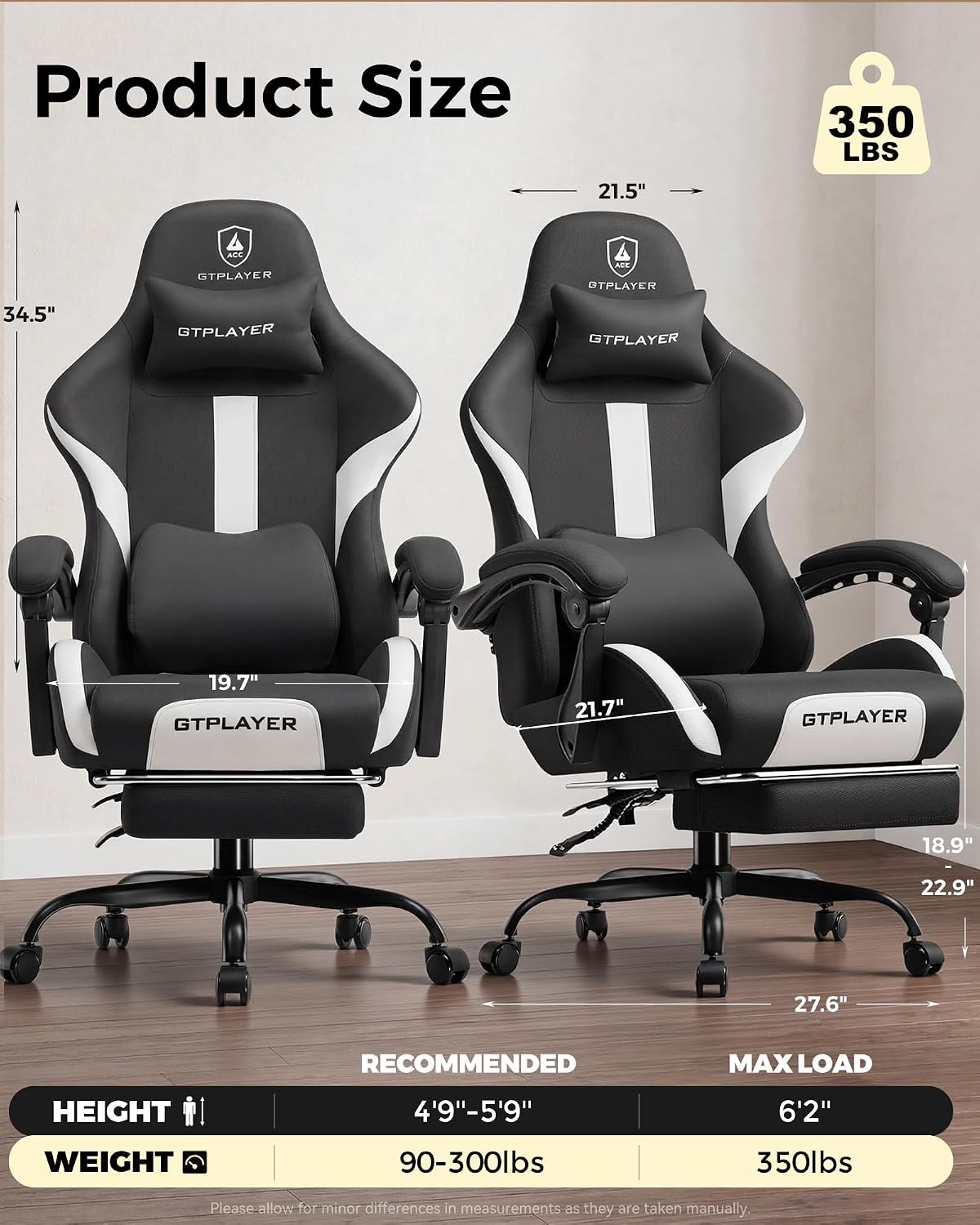 LUCKRACER Big and Tall Gaming  - đánh giá và giá Office Chair Cushion
