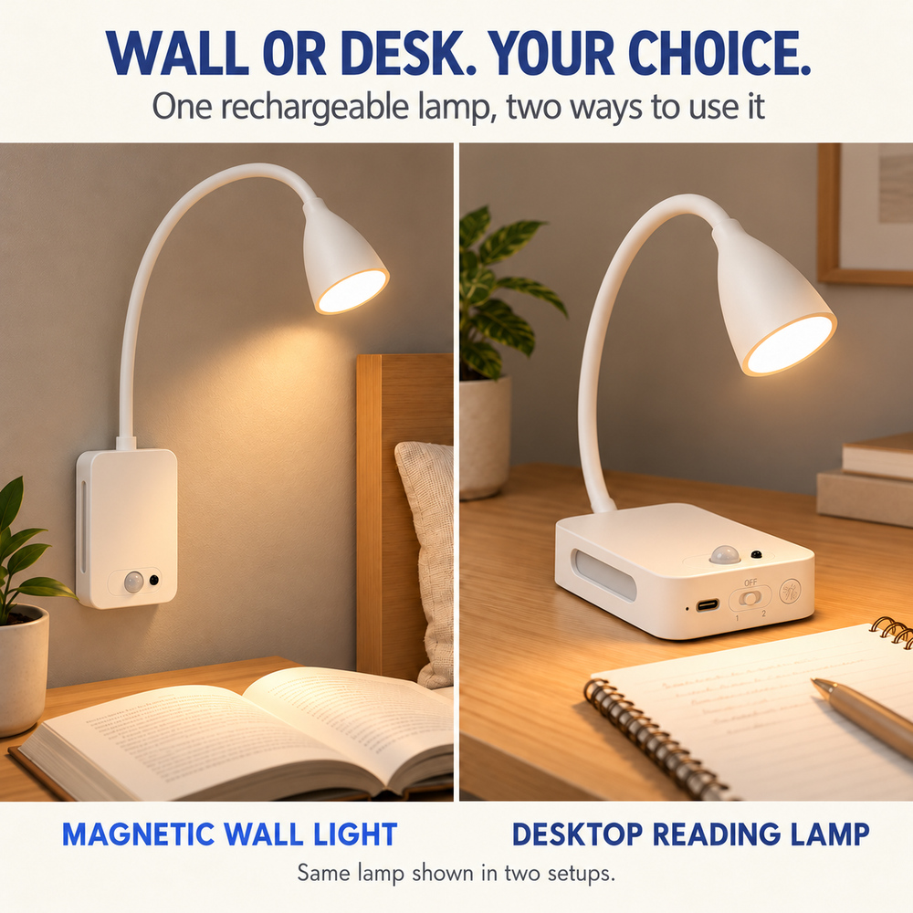 4000mAh Rechargeable Magnetic  - đánh giá và giá Desk Lamp