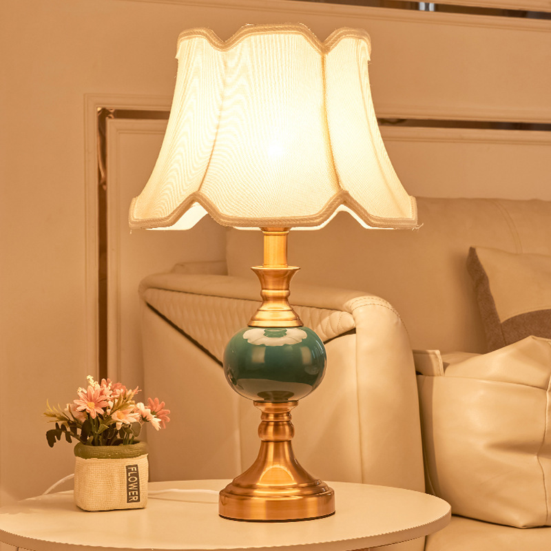 American retro bedroom bedside - đánh giá và giá Desk Lamp