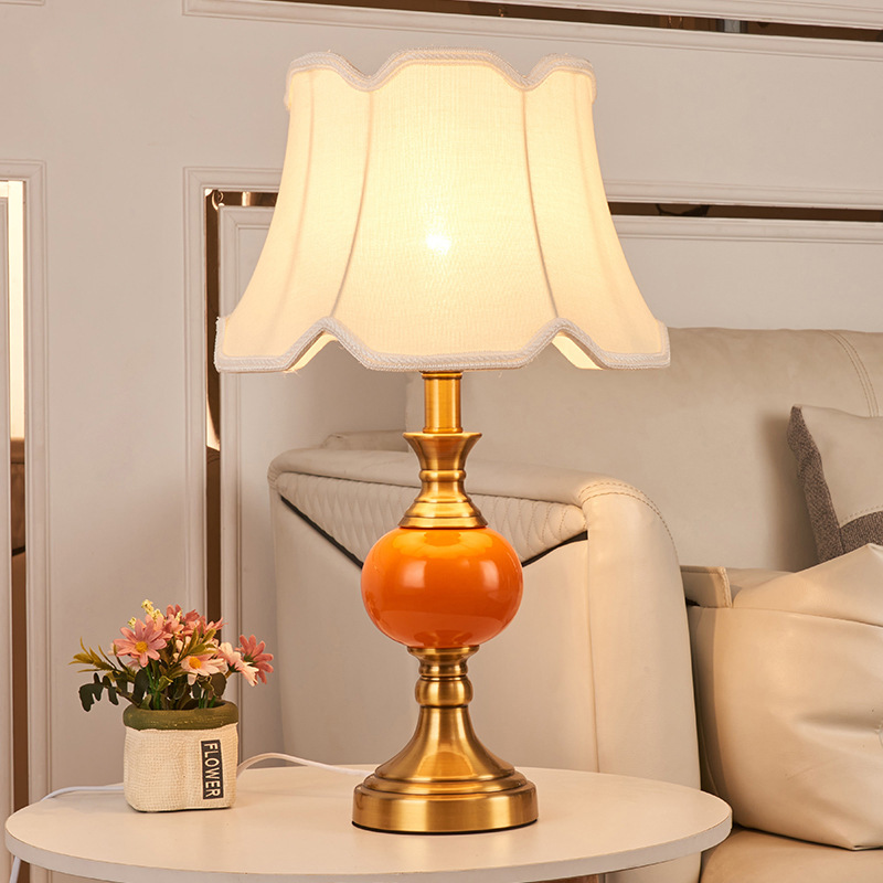 American retro bedroom bedside - đánh giá và giá Desk Lamp